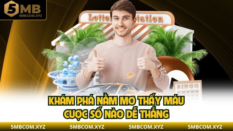Khám phá nằm mơ thấy máu cược số nào dễ thắng