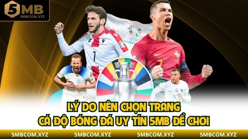 Lý do nên chọn trang cá độ bóng đá uy tín 5MB để chơi