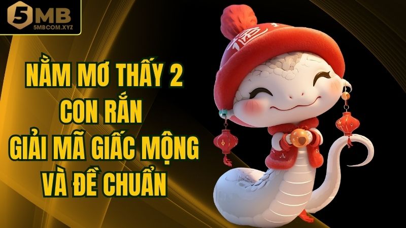 Nằm Mơ Thấy 2 Con Rắn - Giải Mã Giấc Mộng Và Đề Chuẩn
